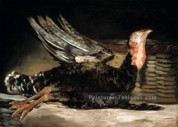 goya Tableau Peinture - La dinde morte Francisco de Goya